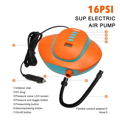 High Pressure Electric Pump For Paddle Board - Corded Electric - England