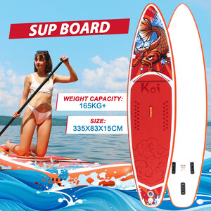 Inflatable Surfing Paddle Board 11' - Sup Koi Orange - England