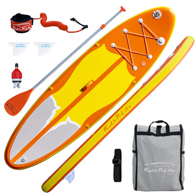 Inflatable Surfing Paddle Board 11' - Orange - England